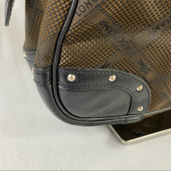 Longchamp Paris Fabric and Leather Satchel Bag - Picture 4 of 16